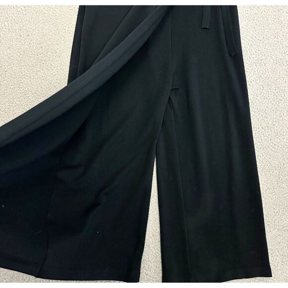 INDIGENOUS Organic Pima Cotton Wrap Jumpsuit Black Fair Trade Retails $148 - Picture 12 of 16